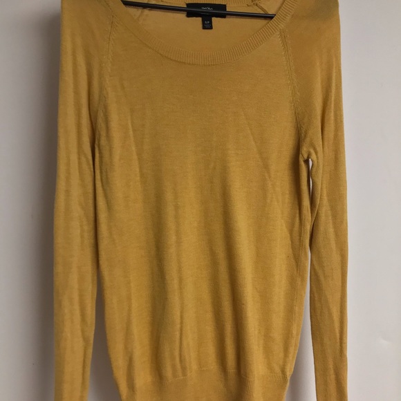 MOSSIMO BRAND GOLD / DEEP MUSTARD SWEATER - Picture 4 of 8